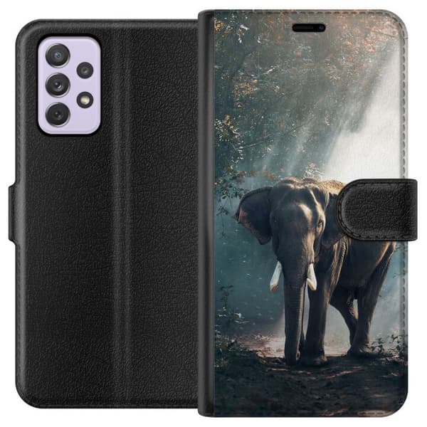 Kompatibelt Lommeboketui til Samsung Galaxy A52s 5G Elefant