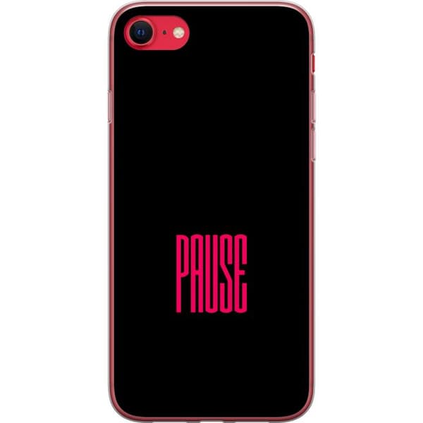 Yhteensopiva Puhelinkuori Apple iPhone SE (2022) Pause text