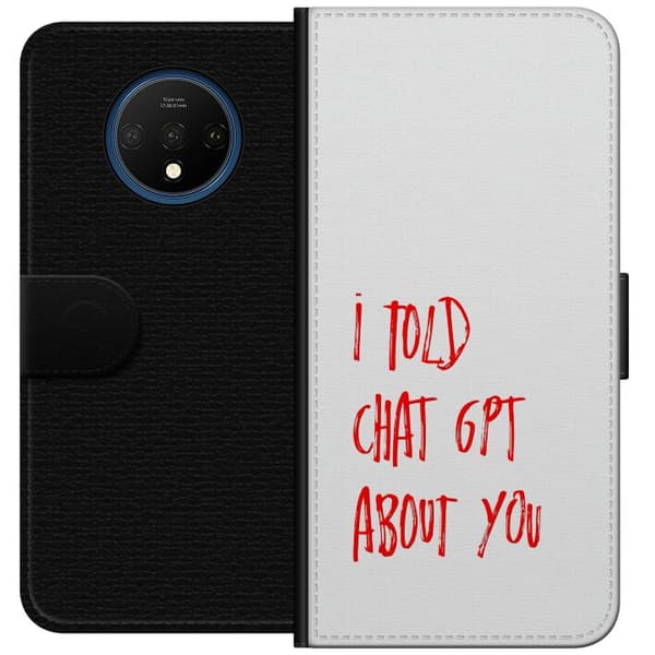 Kompatibelt Lommeboketui til OnePlus 7T I Told ChatGPT About You