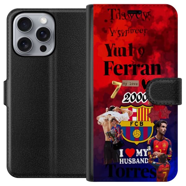 Kompatibel Tegnebogsetui til Apple iPhone 16 Pro Max Ferran Torres