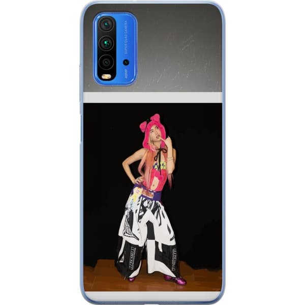 Kompatibelt Mobildeksel til Xiaomi Redmi Note 9 4G KATSEYE rosa modeporträtt