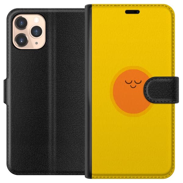 Kompatibel Tegnebogsetui til Apple iPhone 11 Pro Sovande solfigur