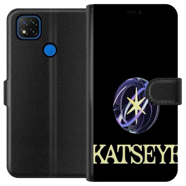 Kompatibelt Lommeboketui til Xiaomi Redmi 9C KATSEYE logotyp