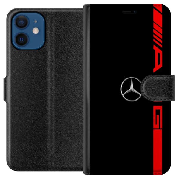 Kompatibel Tegnebogsetui til Apple iPhone 12 Mercedes-Benz