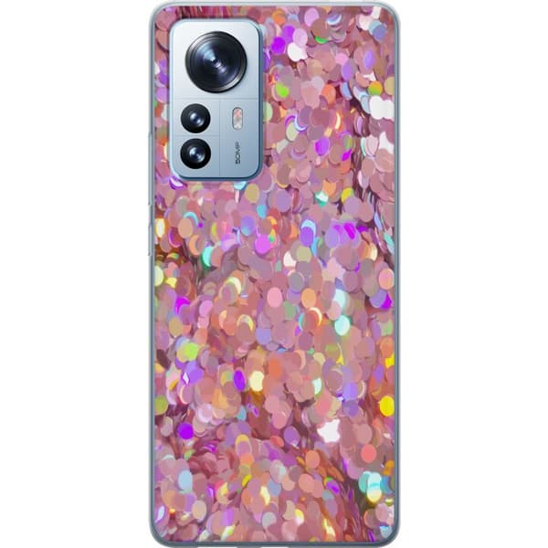 Kompatibel Mobilcover til Xiaomi 12 Pro Rosa Glitter