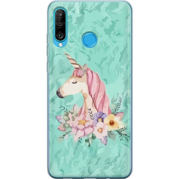 Kompatibelt Mobilskal till Huawei P30 lite Unicorn