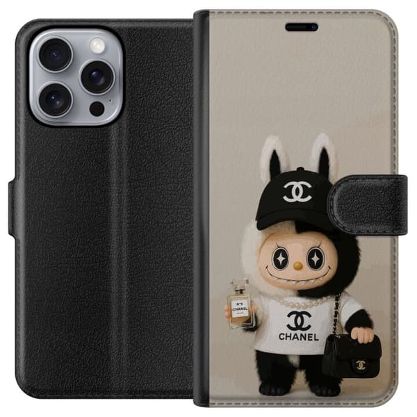 Kompatibel Tegnebogsetui til Apple iPhone 16 Pro Max Sød modefigur med eksklusiv og stilfuld design