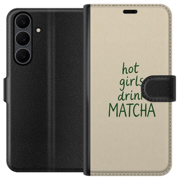 Kompatibel Tegnebogsetui til Samsung Galaxy S25 FE Matcha Klub