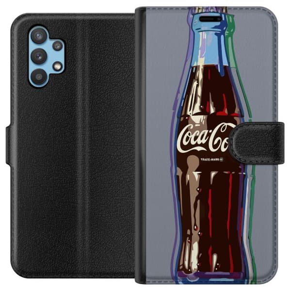 Kompatibelt Plånboksfodral till Samsung Galaxy A32 5G Coca Cola