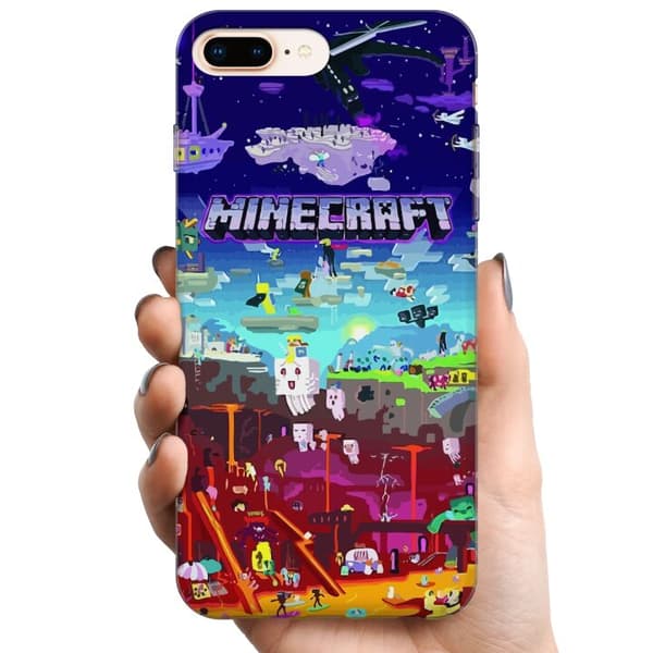 Kompatibelt Mobildeksel til Apple iPhone 7 Plus MineCraft