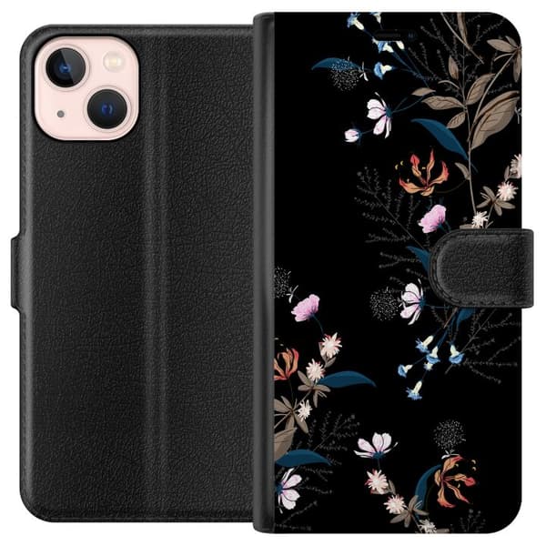 Kompatibelt Plånboksfodral till Apple iPhone 13 mini Blommor