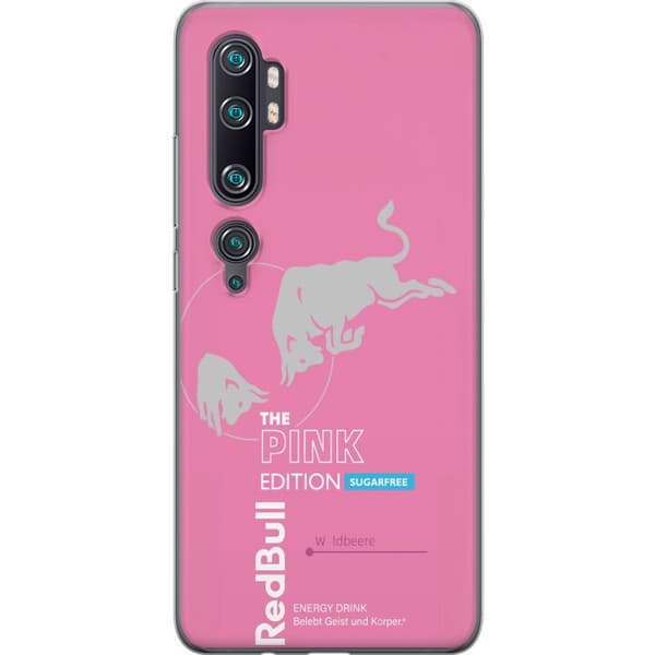 Kompatibelt Mobilskal till Xiaomi Mi Note 10 Pro Modern rosa energidrycksdesign