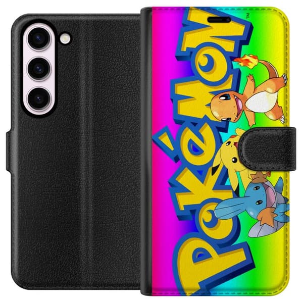 Kompatibel Tegnebogsetui til Samsung Galaxy S23 Pokémon
