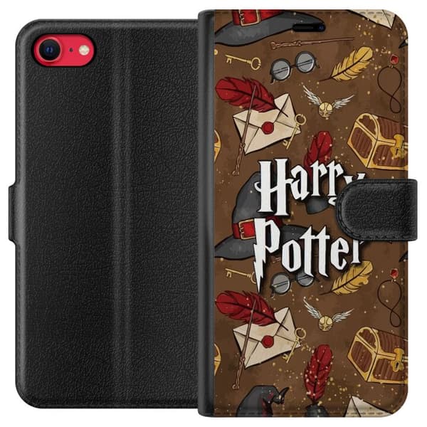Kompatibel Tegnebogsetui til Apple iPhone SE (2020) Harry Potter