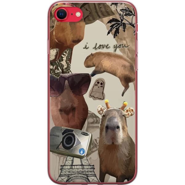 Kompatibelt Mobildeksel til Apple iPhone SE (2022) Capybara