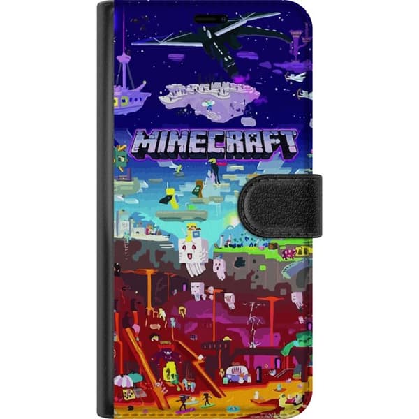 Kompatibel Tegnebogsetui til Apple iPhone XR MineCraft