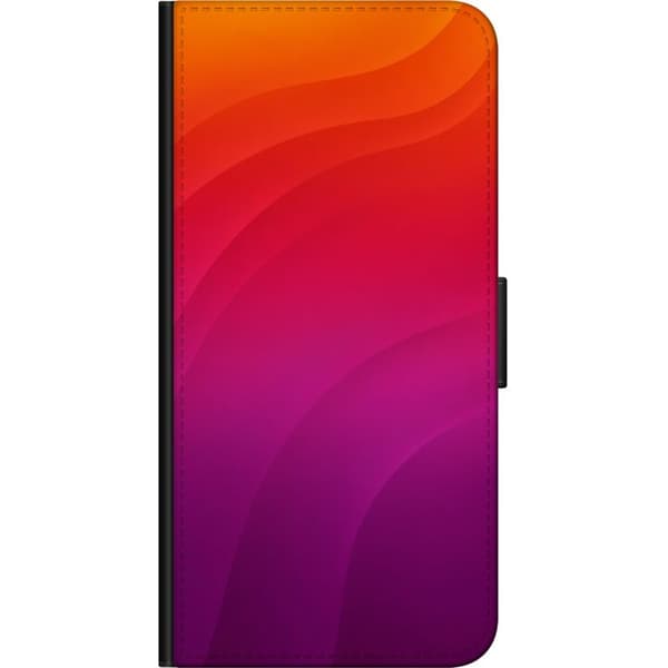 Kompatibelt Lommeboketui til OnePlus 7T Pro Sunset Waves