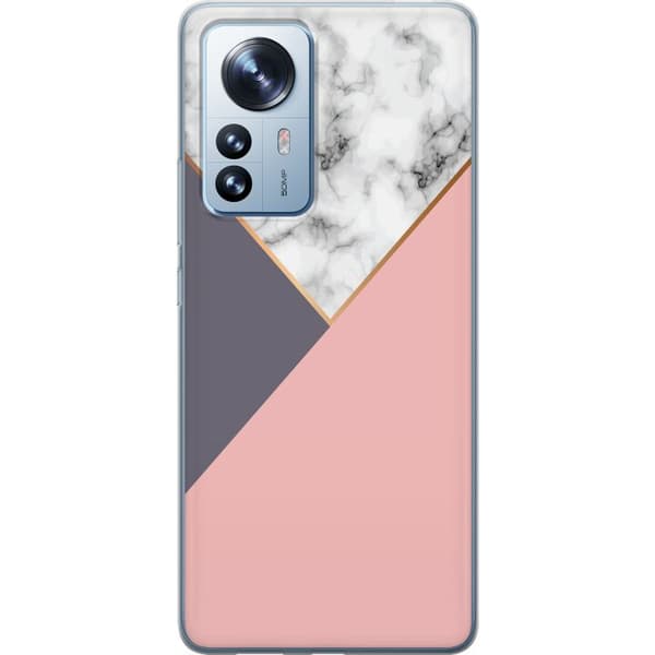 Kompatibelt Mobilskal till Xiaomi 12 Pro Marble Cut
