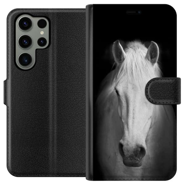 Kompatibel Tegnebogsetui til Samsung Galaxy S23 Ultra Hest