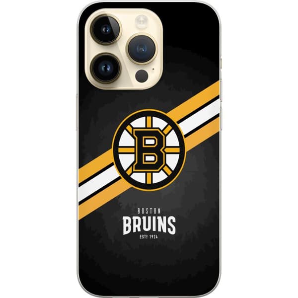 Kompatibel Mobilcover til Apple iPhone 14 Pro Boston Bruins (NHL)