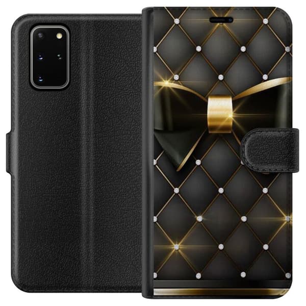 Kompatibelt Plånboksfodral till Samsung Galaxy S20+ Gyllene rosett