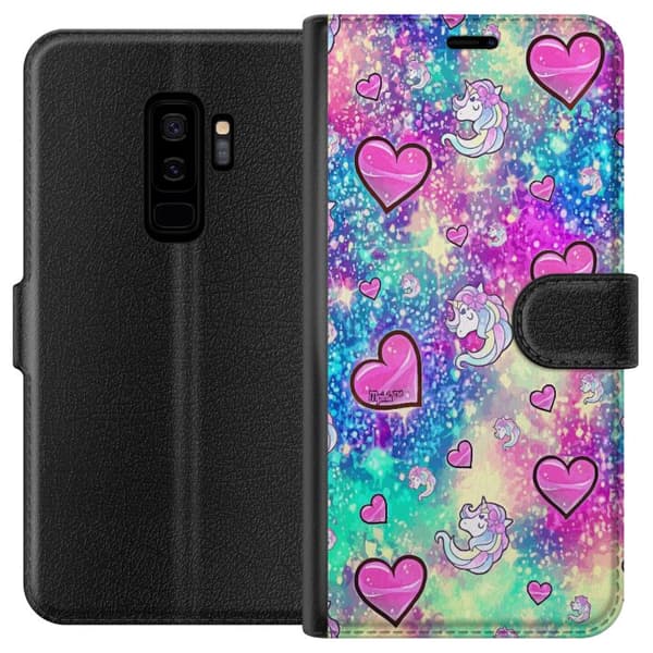 Kompatibel Tegnebogsetui til Samsung Galaxy S9+ Enhörning