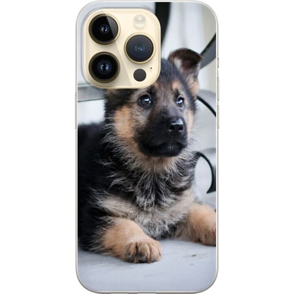 Kompatibelt Mobilskal till Apple iPhone 14 Pro Schäfer Puppy
