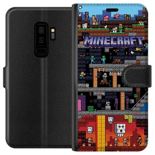 Kompatibelt Lommeboketui til Samsung Galaxy S9+ Minecraft