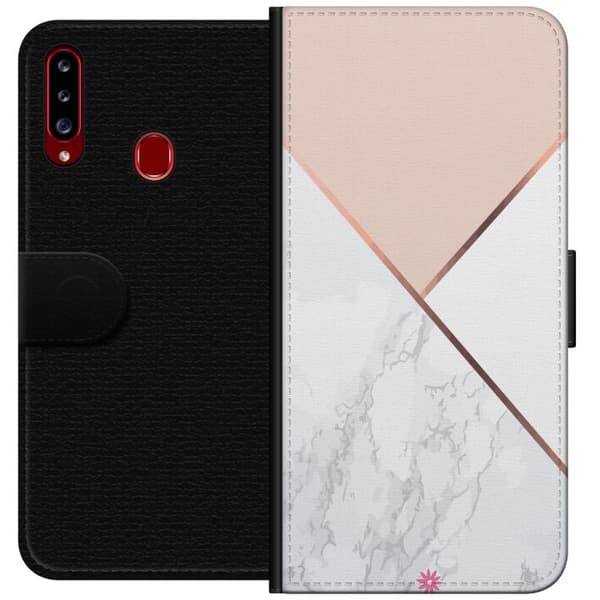 Kompatibelt Plånboksfodral till Samsung Galaxy A20s Mönster