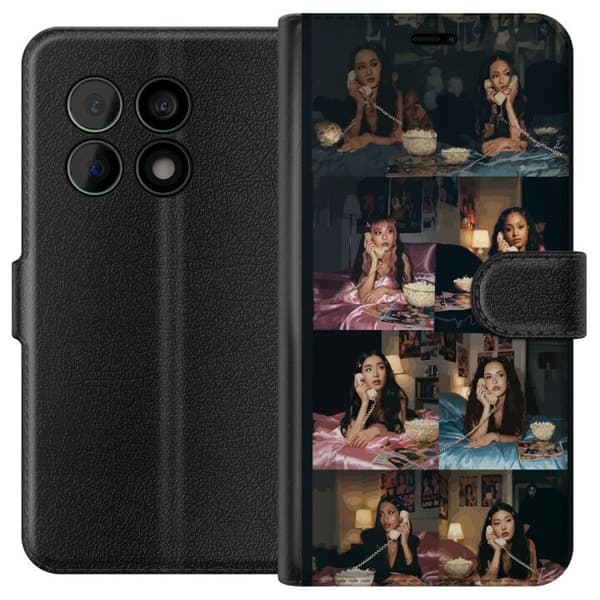Yhteensopiva Lompakkokotelo OnePlus 10 Pro KATSEYE retro telefoncollage