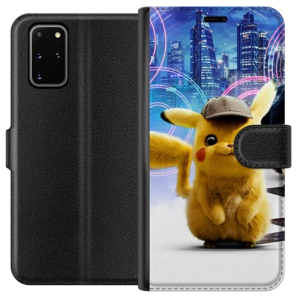Kompatibelt Plånboksfodral till Samsung Galaxy S20+ Detective Pikachu - Pikachu