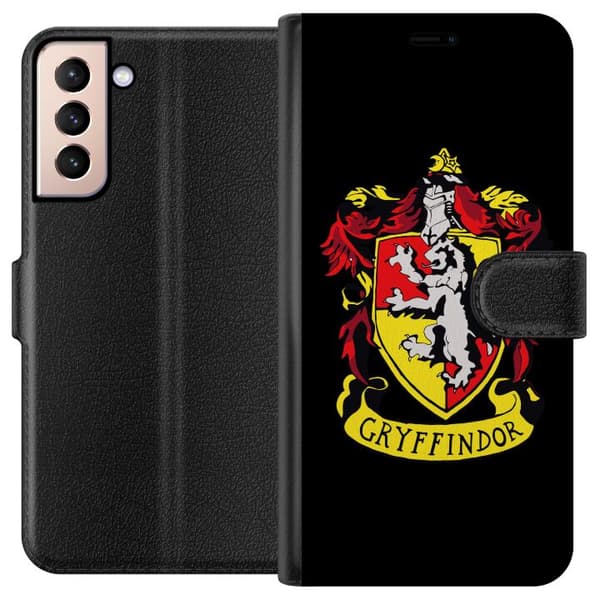 Kompatibelt Lommeboketui til Samsung Galaxy S21 Harry Potter - Gryffindor