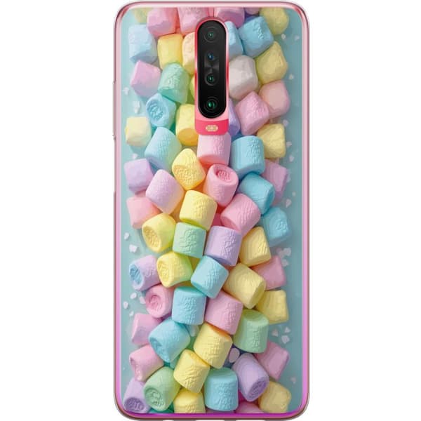 Kompatibelt Mobildeksel til Xiaomi Redmi K30 Søt godisdesign med marshmallows