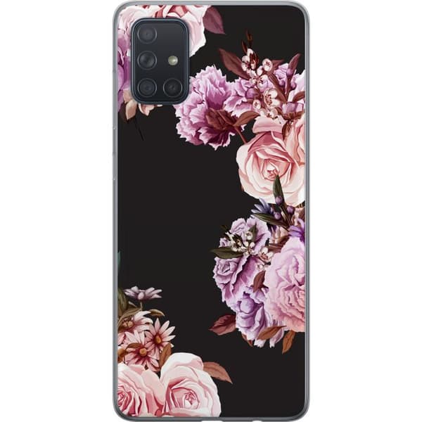 Kompatibelt Mobildeksel til Samsung Galaxy A71 Blomster