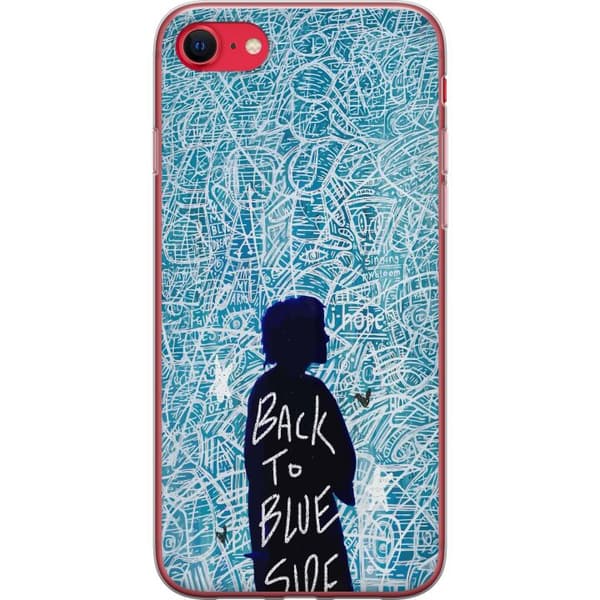 Yhteensopiva Puhelinkuori Apple iPhone 8 Back To Blue Side