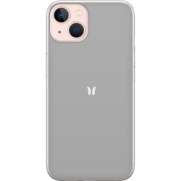 Kompatibel Mobilcover til Apple iPhone 13 Grå Sommerfugl