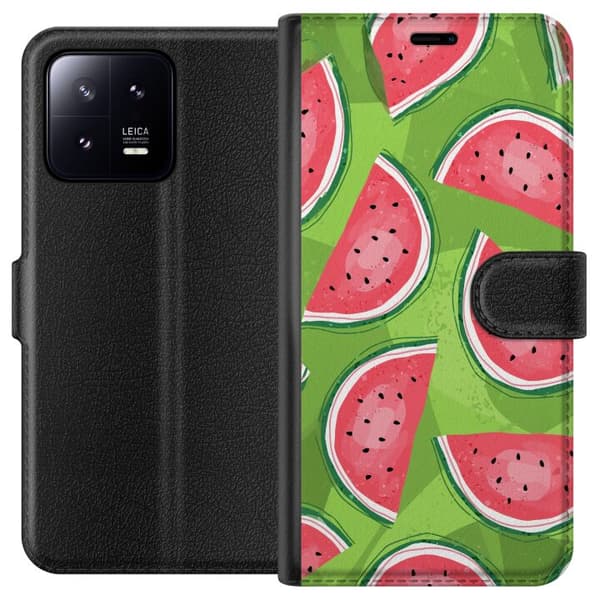 Kompatibelt Plånboksfodral till Xiaomi 13 Vattenmelon