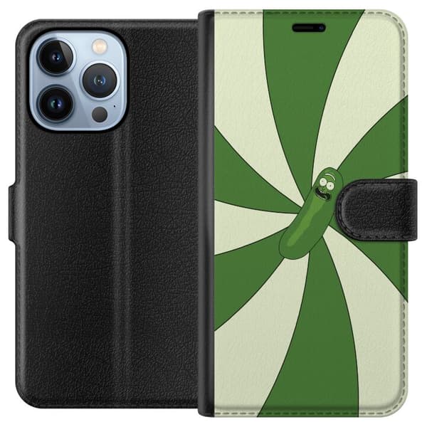 Yhteensopiva Lompakkokotelo Apple iPhone 13 Pro Pickle Rick