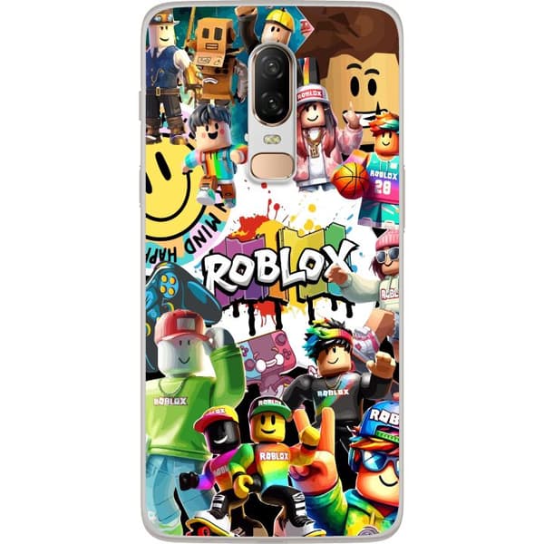 Kompatibelt Mobildeksel til OnePlus 6 Roblox