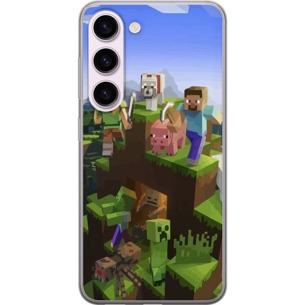Kompatibelt Mobildeksel til Samsung Galaxy S23 Minecraft