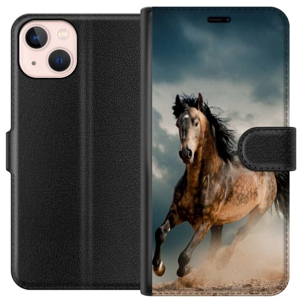 Kompatibelt Plånboksfodral till Apple iPhone 13 mini Häst
