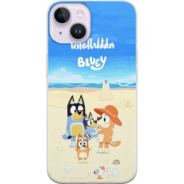Kompatibelt Mobilskal till Apple iPhone 15 Bluey