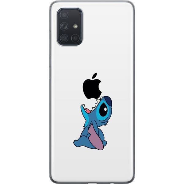Kompatibelt Mobildeksel til Samsung Galaxy A71 Stitch Apple