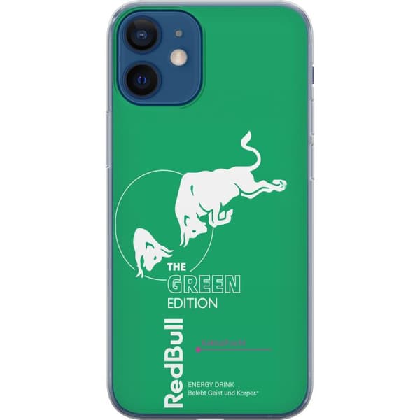 Kompatibelt Mobildeksel til Apple iPhone 12 mini Moderne grønn drikkeinspirert design