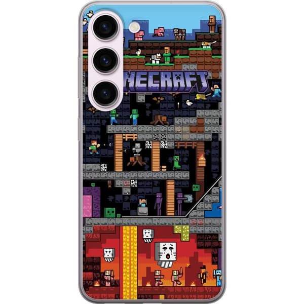Kompatibelt Mobilskal till Samsung Galaxy S23 Minecraft