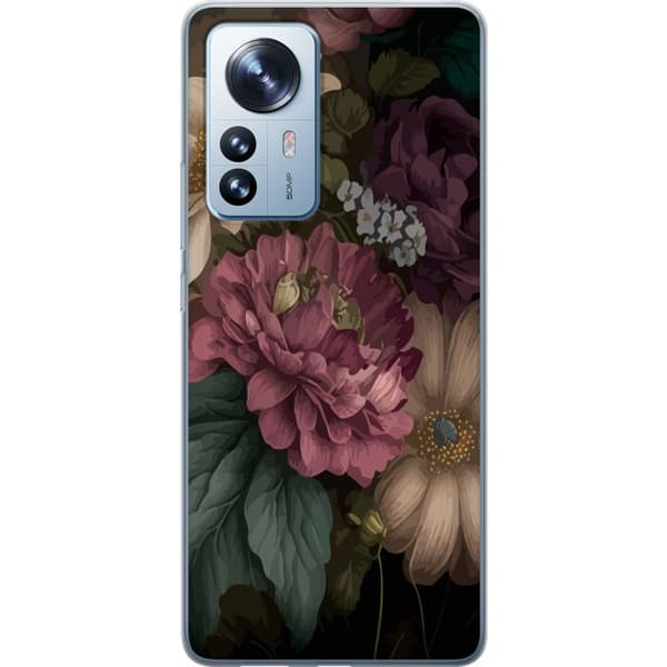 Kompatibelt Mobilskal till Xiaomi 12 Pro Blommor