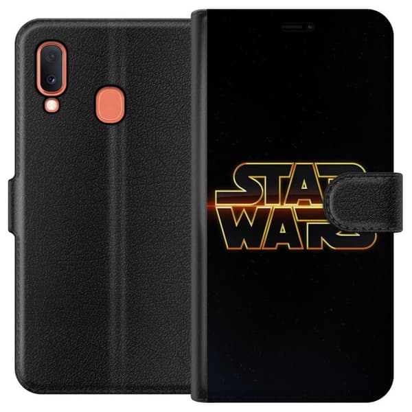 Kompatibelt Plånboksfodral till Samsung Galaxy A20e Star Wars