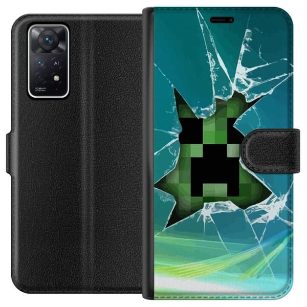 Kompatibelt Plånboksfodral till Xiaomi Redmi Note 11 Pro 5G MineCraft