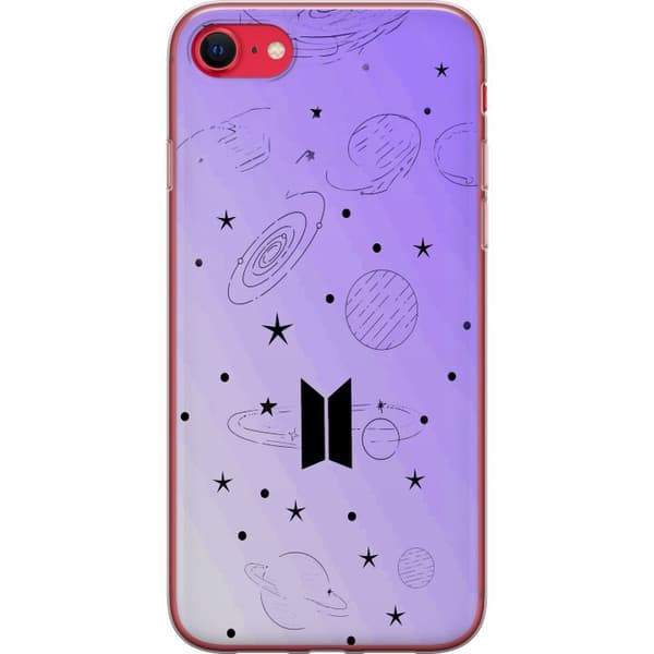Kompatibelt Mobilskal till Apple iPhone 8 Minimalistiskt K-pop- och rymdtema