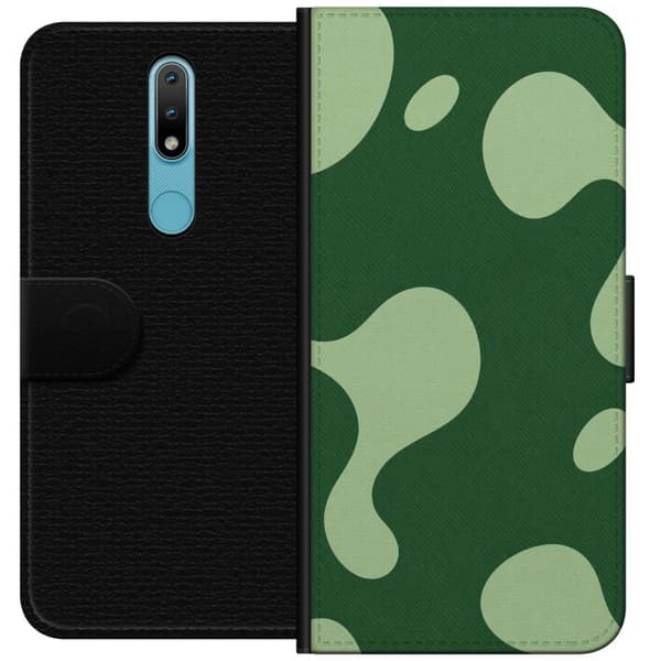 Kompatibelt Lommeboketui til Nokia 2.4 Match former
